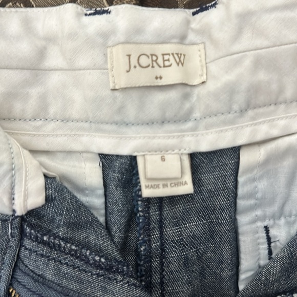 J Crew Chambray Shorts - Picture 3 of 3